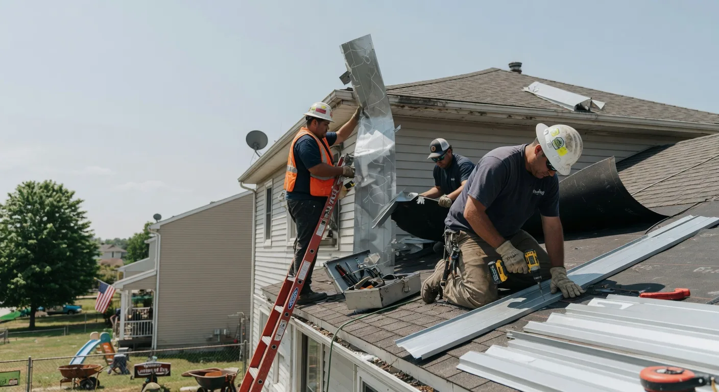 Storm Damage Metal Roof Repair in Brightwood, VA